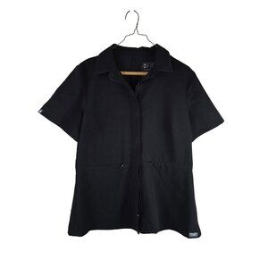 Figs Scrub Top Womens Medium Technical Collection Two Pocket Medical Uniform